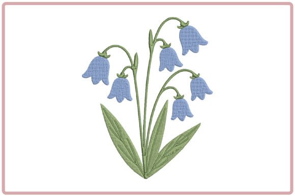 Bluebell Flower Embroidery Design Review