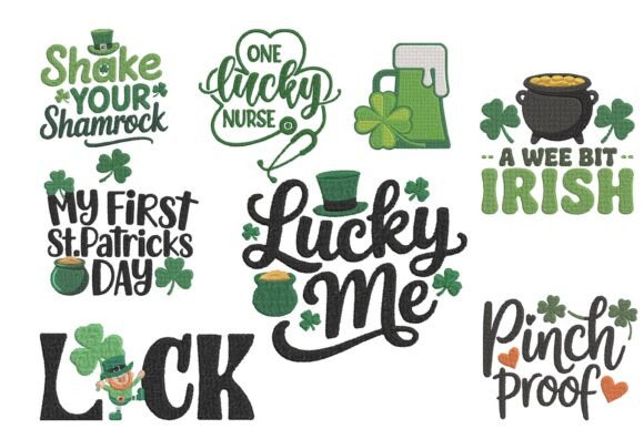 Lucky St Patricks Day Embroidery Design Review