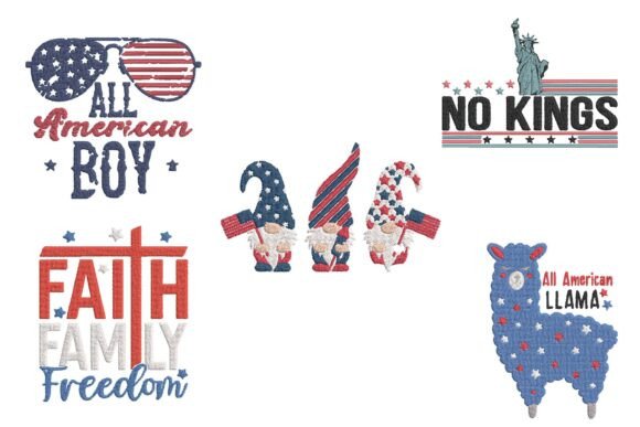 Patriotic USA Gnome Embroidery Design Review
