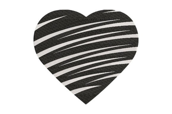 Striped Heart Embroidery Design Review